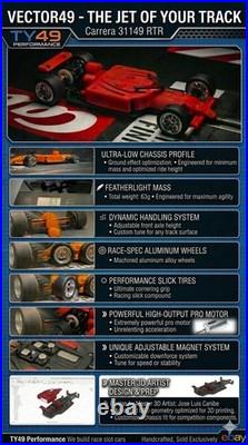 VECTOR49 PRO 132 Carrera Digi Slot Car Weapon + FULL CRASH & REBUILD SPARE KIT