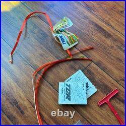 VINTAGE 1979 IDEAL TCR SLOTLESS TRACK LIGHTED BLAZERSRACE SET With 5 SLOT CARS