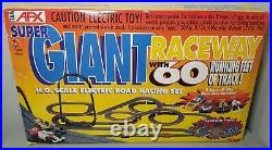 VINTAGE AFX Super Giant Raceway Set HO Scale Slot Car Track TOMY 1995 60+' +CARS
