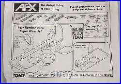 VINTAGE AFX Super Giant Raceway Set HO Scale Slot Car Track TOMY 1995 60+' +CARS