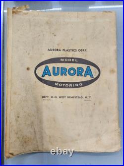 VINTAGE Aurora Model Motoring T-Jet HO Slot Car Track Lot Boxed Accessories