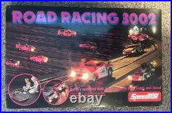 VINTAGE NEW Road Racing 3002 Slot Car Battery Track Set Hong Kong SpeedTrax RARE