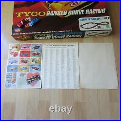 VINTAGE TYCO HO SCALE SLOT CAR TRACK Early 60's Challenger BANKED CURVE RACING