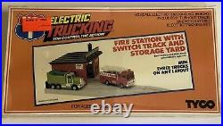 VINTAGE TYCO US1 FIRE STATION With SWITCH TRACK NEW IN SEALED BOX. HO SCALE
