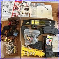 VINTAGE Tyco Super Sound Racing Slot Car set 1992 Formula 1 Track withbox COMPLETE