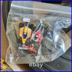 VINTAGE Tyco Super Sound Racing Slot Car set 1992 Formula 1 Track withbox COMPLETE