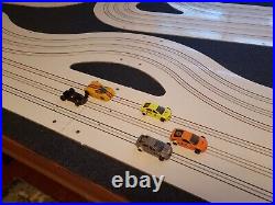 VIPER SCALE RACING Custom Routed HO Slot Car Track 3x9 3 Lane AFX Tyco Tomy