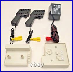 VTG TYCO Super Sound Racing Slot Car Race Track Set 1992 Comp w\ Cars See Video