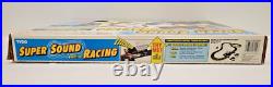 VTG TYCO Super Sound Racing Slot Car Race Track Set 1992 Comp w\ Cars See Video
