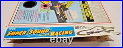 VTG TYCO Super Sound Racing Slot Car Race Track Set 1992 Comp w\ Cars See Video
