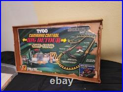 VTG Tyco Command Control Big Detour Nite Glow Original Box, Tracks, & Paperwork