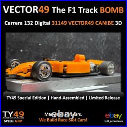 Vector49 Pro Carrera Digital 1/32 Slot Car + FREE Display & Tire Cleaning Kit