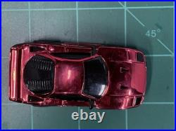 Very rare Tyco Red Chrome Ferrari F40 440 Wide Chassis Runs On AFX & Tomy Track
