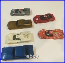 Vintage 1960's Eldon 132 Scale Slot Cars and track