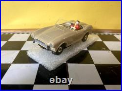 Vintage 1960s Aurora #1370 Beige AC Cobra Slot Car / T-Jet Track Tested