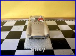 Vintage 1960s Aurora #1370 Beige AC Cobra Slot Car / T-Jet Track Tested