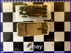 Vintage 1960s Aurora #1370 Beige AC Cobra Slot Car / T-Jet Track Tested