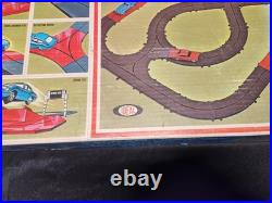 Vintage 1965 Ideal Motorific 1/32 Alcan Highway Torture Track Complete 4 Cars