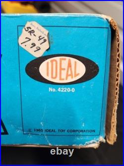 Vintage 1965 Ideal Motorific 1/32 Alcan Highway Torture Track Complete 4 Cars