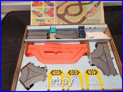 Vintage 1965 Ideal Motorific 1/32 Alcan Highway Torture Track Complete 4 Cars