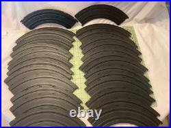 Vintage 1970's Lot of Aurora Model Motoring Slot Car Track, Controllers OVER 100