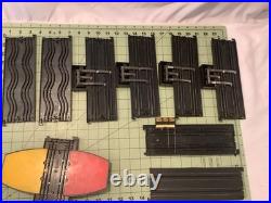 Vintage 1970's Lot of Aurora Model Motoring Slot Car Track, Controllers OVER 100