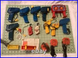 Vintage 1970's Lot of Aurora Model Motoring Slot Car Track, Controllers OVER 100