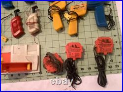Vintage 1970's Lot of Aurora Model Motoring Slot Car Track, Controllers OVER 100