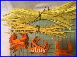 Vintage 1970's Lot of Aurora Model Motoring Slot Car Track, Controllers OVER 100