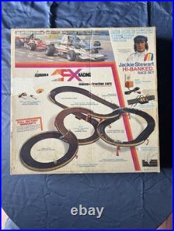Vintage 1975 Aurora AFX Jackie Stewart Set 23ft+ Expanded Track Lot