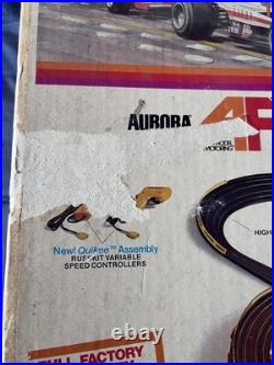 Vintage 1975 Aurora AFX Jackie Stewart Set 23ft+ Expanded Track Lot