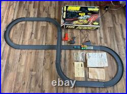Vintage 1977 Ideal TCR Lighted Blazers Jam Car 400 Slotless Speedway Set