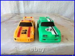 Vintage 1977 Ideal TCR Lighted Blazers Jam Car 400 Slotless Speedway Set