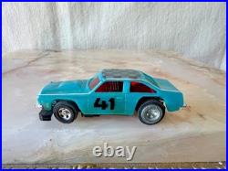 Vintage 1977 Ideal TCR Lighted Blazers Jam Car 400 Slotless Speedway Set
