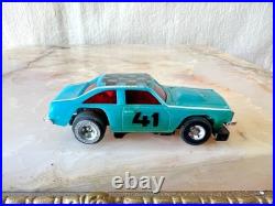 Vintage 1977 Ideal TCR Lighted Blazers Jam Car 400 Slotless Speedway Set