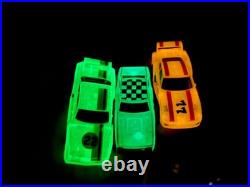 Vintage 1977 Ideal TCR Lighted Blazers Jam Car 400 Slotless Speedway Set