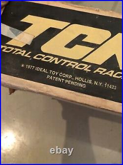 Vintage 1977 TCR Total Control Slot Car Race Track with Car