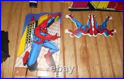 Vintage 1979 Matchbox Speedtrack HO Slot Car Set Spider-Man & Villain Black Van