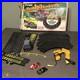 Vintage 1980's Tyco Turbo Firebirds Slot Car Racing Set With Cars! 90% Complete
