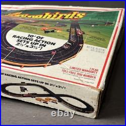 Vintage 1980's Tyco Turbo Firebirds Slot Car Racing Set With Cars! 90% Complete
