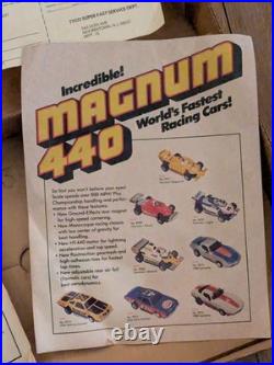 Vintage 1981 Tyco Dirt Bike Racing HO Slot Race Set Complete With Dirt Bikes