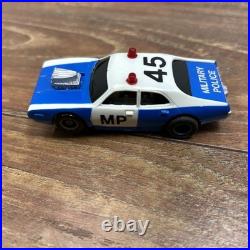 Vintage 1983 Tyco The A-Team Action Racing Tracks Slot Car WithBox & Police Car