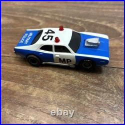 Vintage 1983 Tyco The A-Team Action Racing Tracks Slot Car WithBox & Police Car