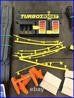 Vintage 1985 Tyco Turbo 300 Ho Slot Car Track Tested Works Both Cars EUC