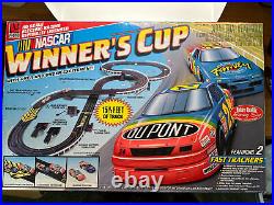 Vintage 1999 Life-Like Nascar Winners Cup Slot Car Race Track Toy