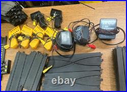 Vintage 70's Tyco slot car track (56 pcs) controllers pwr packs loops rails etc