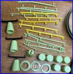 Vintage 70's Tyco slot car track (56 pcs) controllers pwr packs loops rails etc
