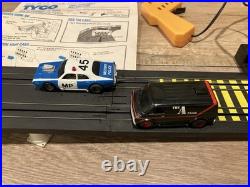 Vintage A-TEAM Slot Car Action Race Track Set Complete Withbox 1983 TYCO NICE