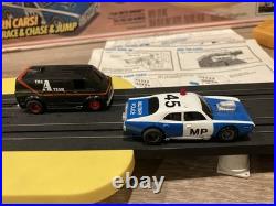 Vintage A-TEAM Slot Car Action Race Track Set Complete Withbox 1983 TYCO NICE