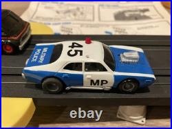 Vintage A-TEAM Slot Car Action Race Track Set Complete Withbox 1983 TYCO NICE